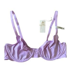 NWT Aerie Smoothez Full Coverage Unlined Bra Purple 34B
